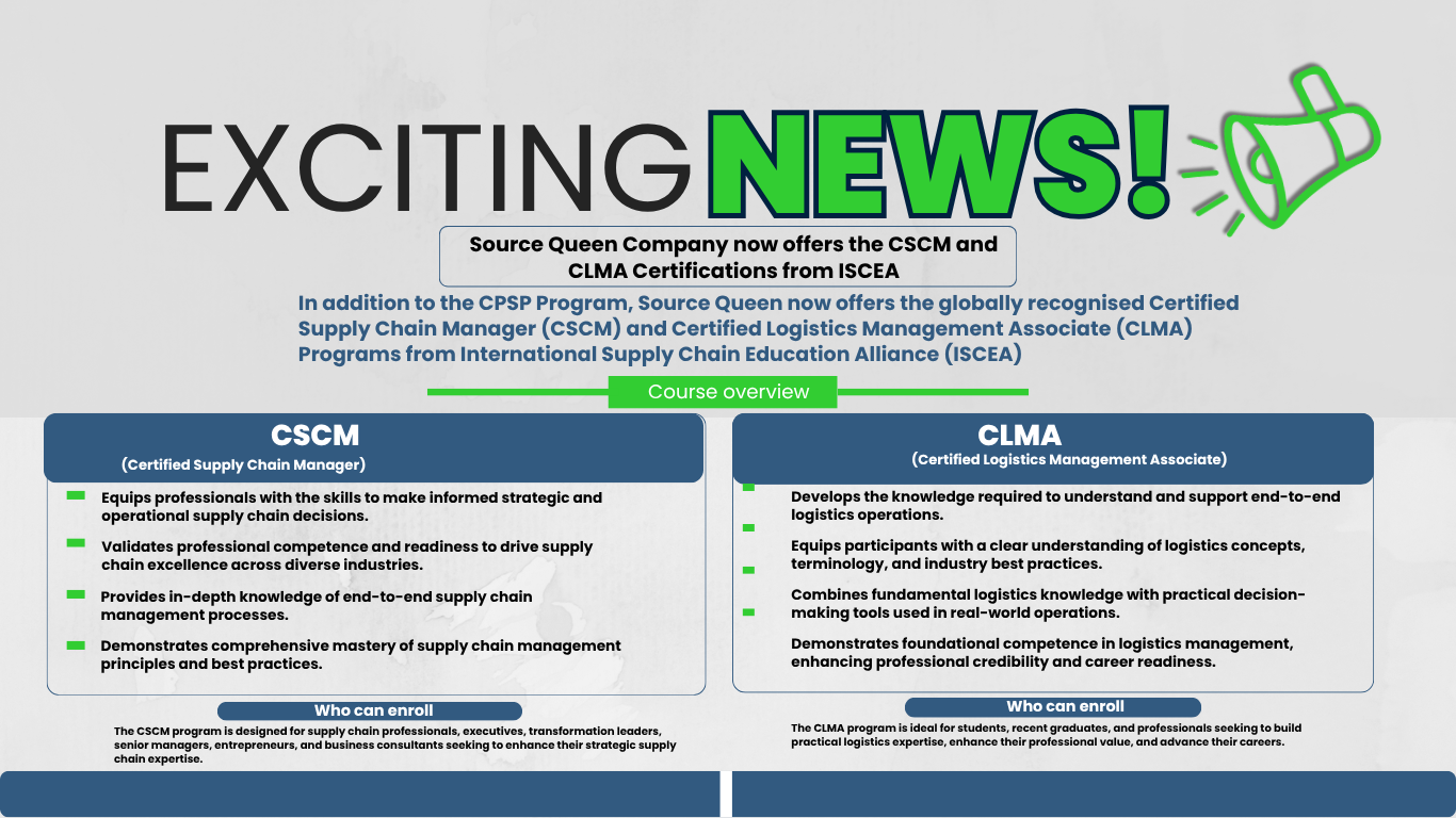 Now Available: We’ve Added CLMA and CSCM to Our Course Catalog!