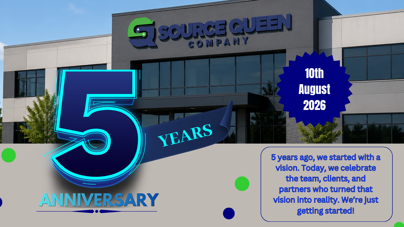 SOURCE QUEEN COMPANY IS CELEBRATING 5 YEARS OF IMPACT!